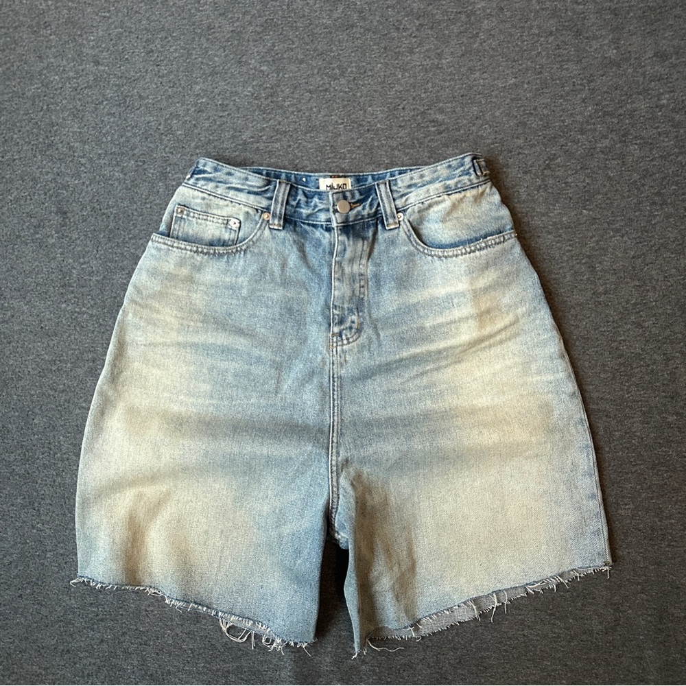 baggy denim jorts